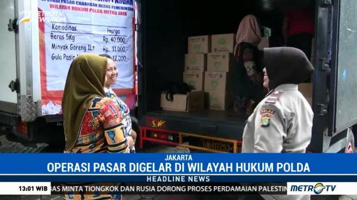Jelang Natal, Polda Metro Jaya Gelar Operasi Pasar Murah