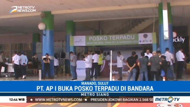 Bandara Sam Ratulangi Buka Posko Terpadu Musim Libur Akhir Tahun