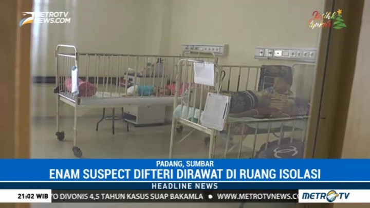 Enam Anak <i>Suspect</i> Difteri Masih Diisolasi di RS M Djamil