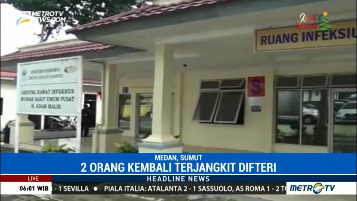 RSUP H Adam Malik Medan Rawat Lima Pasien <i>Suspect</i> Difteri