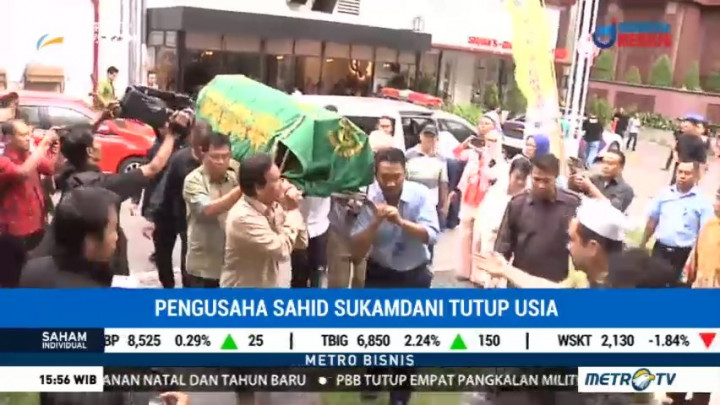 Pengusaha Nasional Sahid Sukamdani Tutup Usia