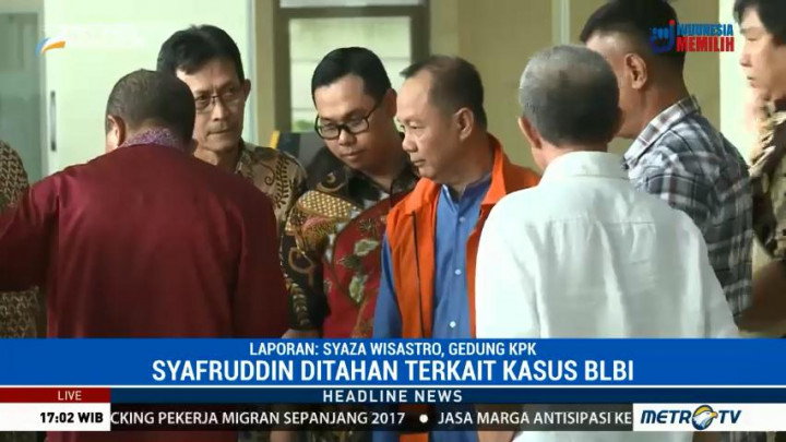 Kasus BLBI, KPK Tahan Eks Kepala BPPN Syafruddin Temenggung