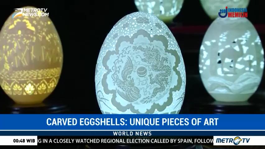Carved Eggshells: Unique Pieces of Art