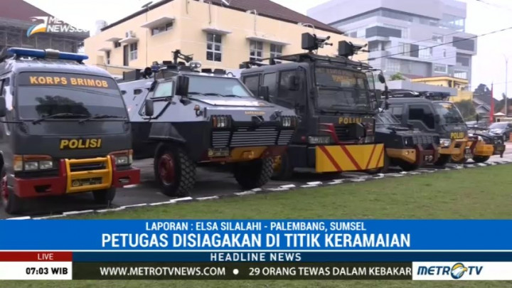 2 Ribu Petugas di Sumsel Disiagakan saat Libur Natal dan Tahun Baru