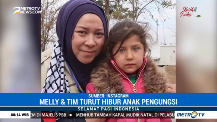 Melly Goeslaw Kirimkan Bantuan untuk Palestina