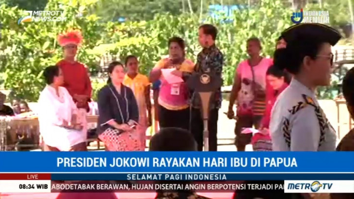 Jokowi Rayakan Hari Ibu di Raja Ampat