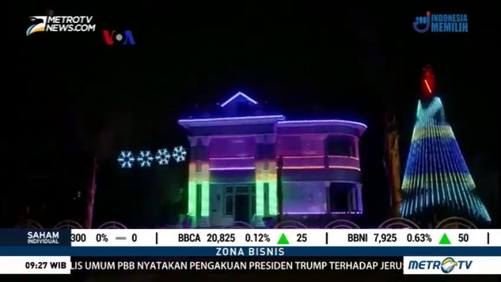 Dekorasi Akhir Tahun di AS Semakin Kreatif