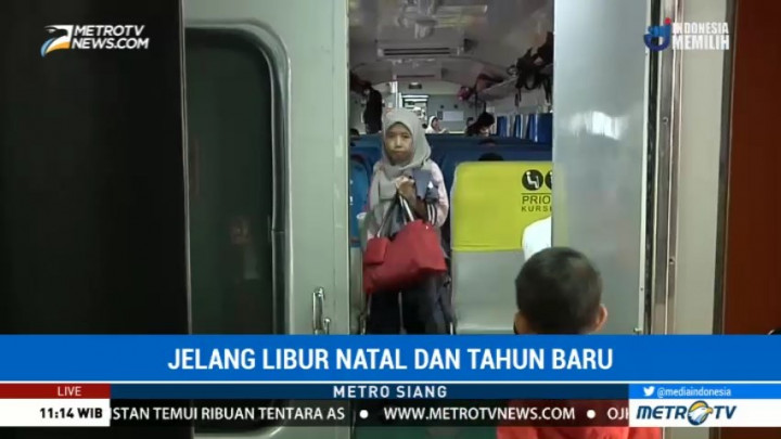 H-3 Natal, 22 Ribu Penumpang Mudik Via Stasiun Senen