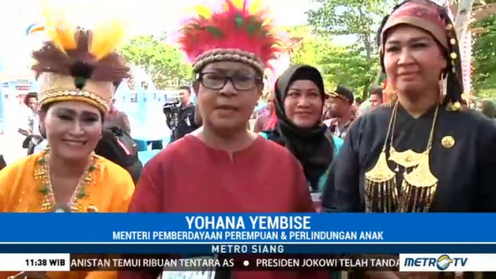 Presiden dan 9 Menteri Perempuan Peringati Hari Ibu di Raja Ampat