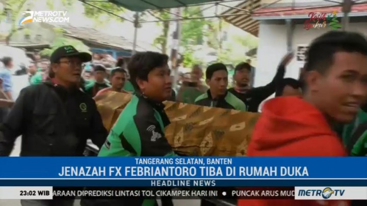 Suasana Sedih di Rumah Duka Sopir Ojek Online yang Ditabrak Metromini