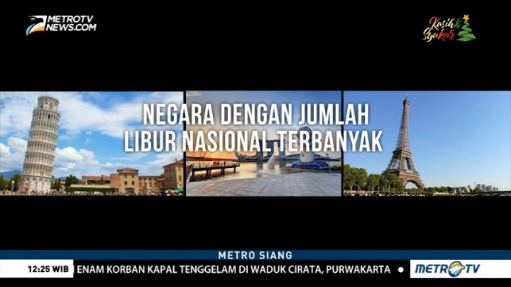 Daftar Negara dengan Libur Nasional Terbanyak