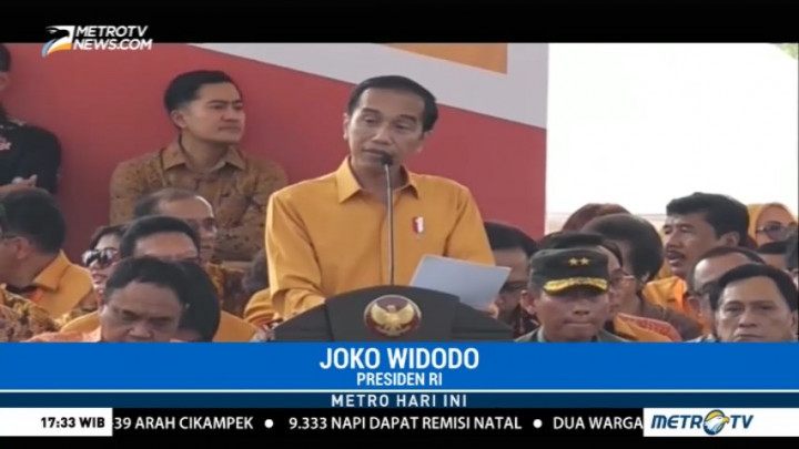 Jokowi Minta Hanura Solid Dukung Pemerintah di Tahun Politik