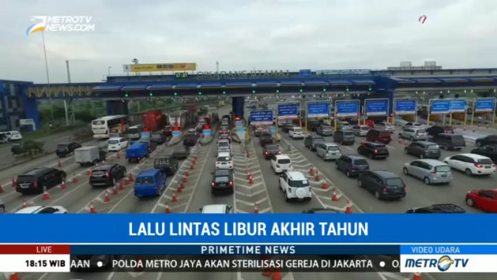 H-2 Natal, Arus Kendaraan di GT Cikarut Lancar