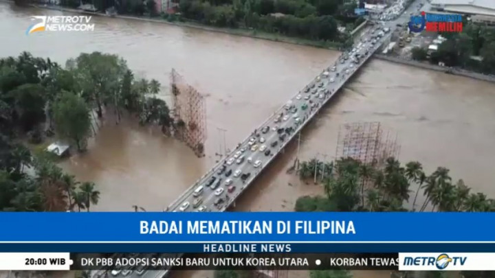 Sedikitnya 75 Warga Tewas akibat Badai yang Melanda Filipina