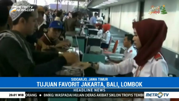 Bandara Juanda Dipadati Pemudik