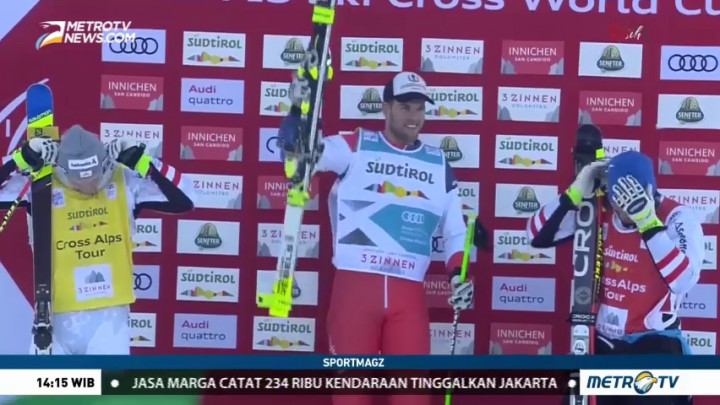Bischofberger Juara Freestyle Skiing World Cup Ski Cross