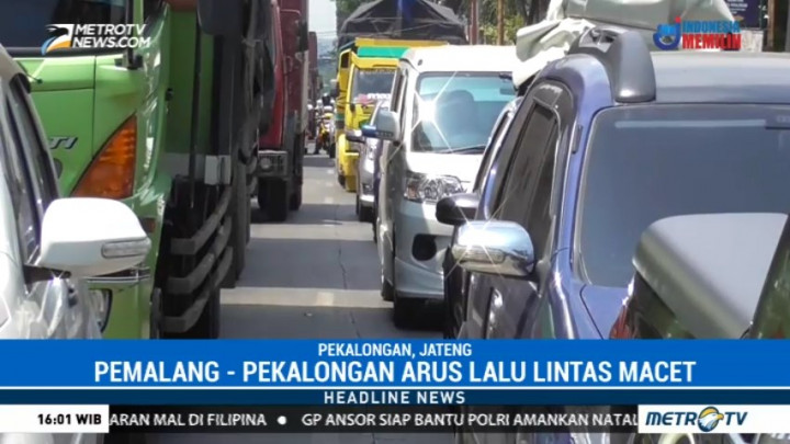 Libur Natal, Jalur Pantura Pemalang-Pekalongan Macet