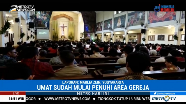 7 Ribu Orang Diprediksi Ikuti Misa Natal Sesi I di Gereja Katolik Santo Antonius