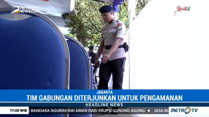 Polisi Lakukan Sterilisasi Area Gereja Katedral