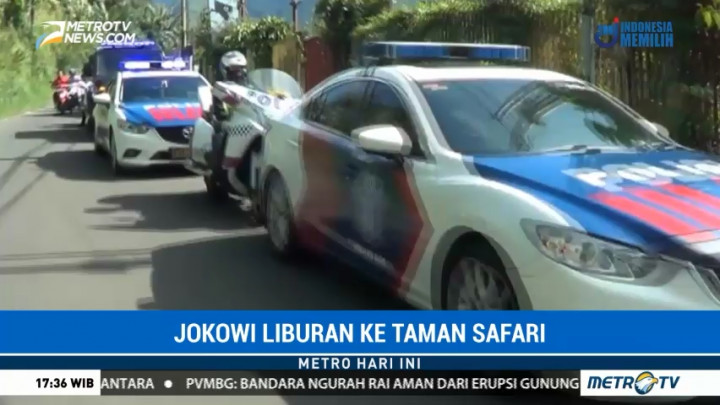 Rombongan Presiden Terjebak Macet di Puncak
