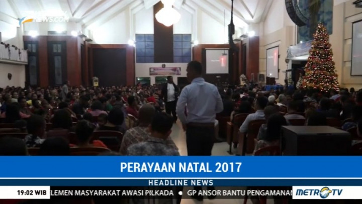 Ribuan Umat Ikuti Misa Natal di Gereja Maranatha Ambon