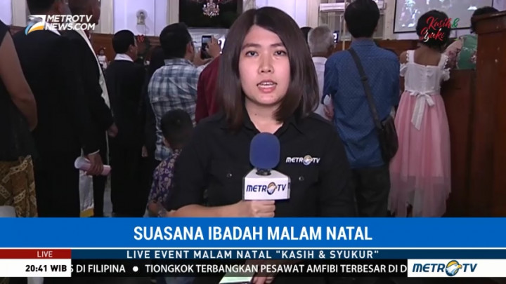 Anies Baswedan Hadiri Misa Natal di Gereja Immanuel