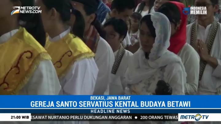 Gereja Santo Servatius Kental Budaya Betawi