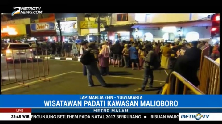 Kawasan Malioboro Dipadati Pengunjung