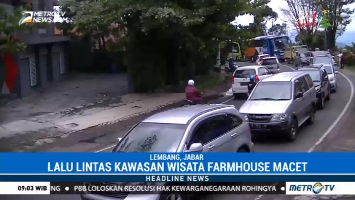 Arus Lalin di Kawasan Wisata Lembang Macet