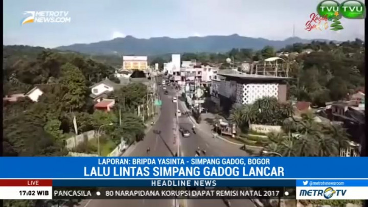 Lalu Lintas di Simpang Gadog Lancar