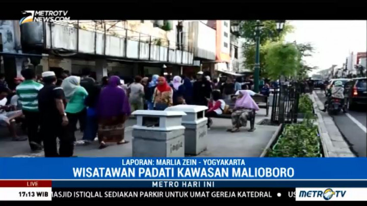 Kawasan Malioboro Dipadati Pengunjung