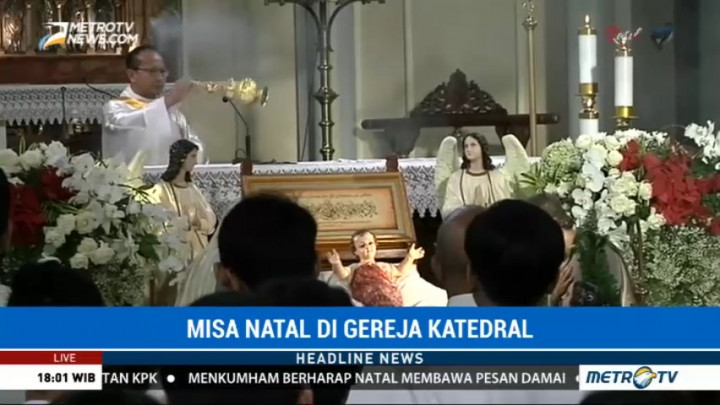 Misa Natal Terakhir Digelar di Gereja Katedral