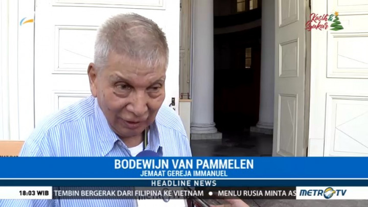 Jemaat Gereja Immanuel Senang Ada Sesi Ibadah Natal Berbahasa Belanda