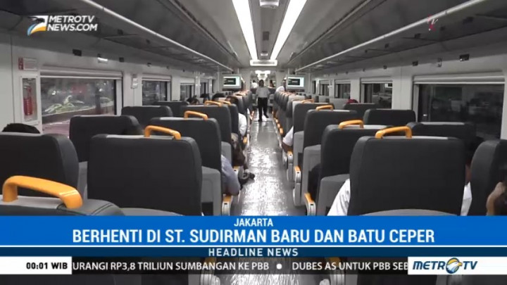 Kereta Bandara Soetta Berlakukan Tarif Promo Rp30 Ribu Selama Uji Coba