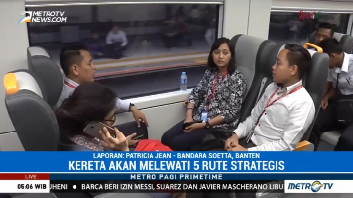 Kereta Api Bandara Soetta Mulai Beroperasi Hari Ini