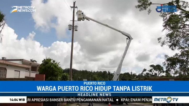 Pascabadai Maria, Warga Puerto Rico Hidup Tanpa Listrik Selama 3 Bulan