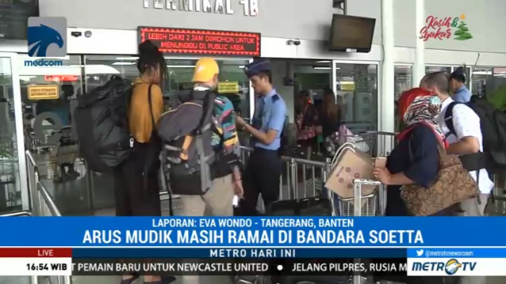 Bandara Soetta Masih Dipadati Penumpang