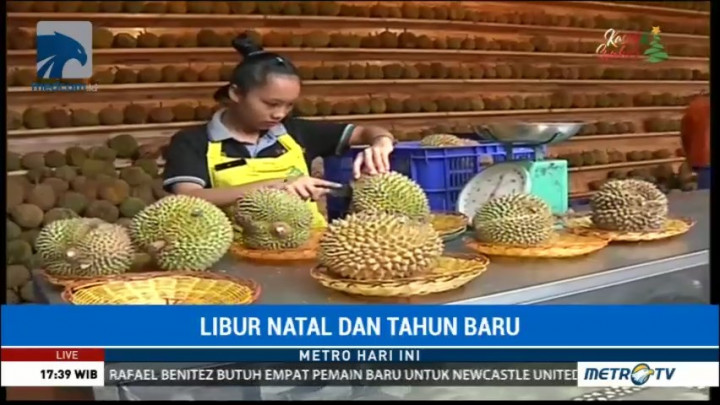 Libur Natal, Sibolang Durian Mampu Jual 3 Ribu Butir Perhari