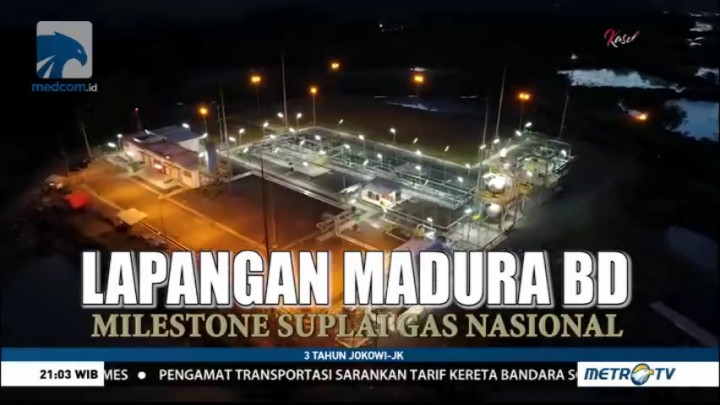 Lapangan Madura BD, Milestone Suplai Gas Nasional (1)