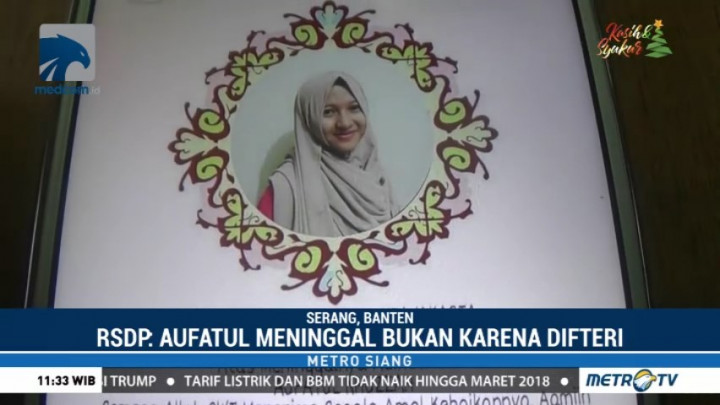 RSDP: Mahasiswa UIN Ciputat Meninggal Bukan Karena Difteri