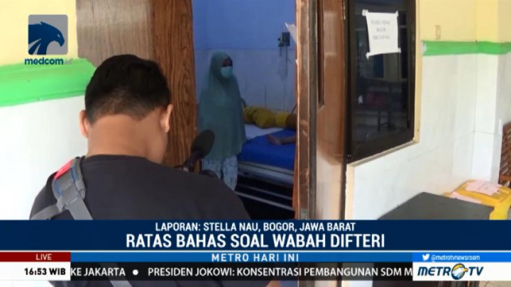 Jokowi Gelar Ratas Bahas Penanganan Wabah Difteri