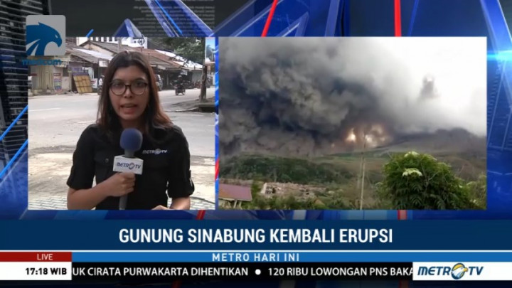 Gunung Sinabung Kembali Erupsi