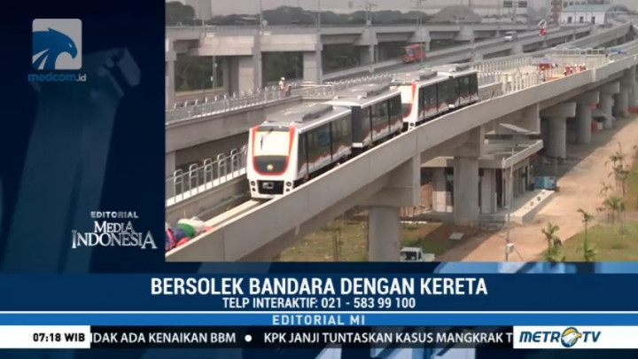 Bersolek Bandara dengan Kereta