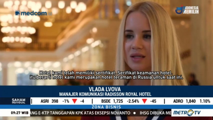 Hotel Legendaris di Rusia Bersiap Sambut Piala Dunia