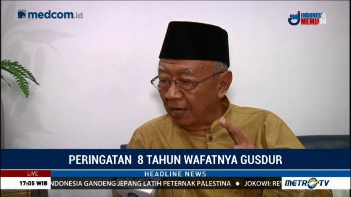 Gus Sholah: Gus Dur Pemimpin yang Hidup di Hati Rakyat