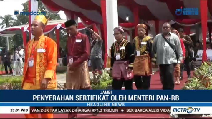 Jokowi Bagikan Sejuta Sertifikat Tanah untuk Warga di Tujuh Provinsi