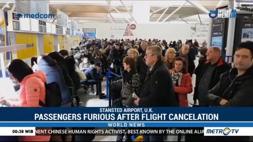 Hundreds of Passengers Stranded Overnight at Stansted Airport