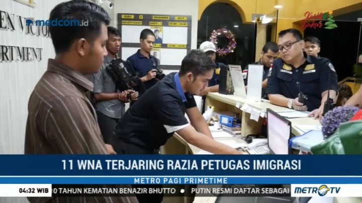 11 WNA Terjaring Razia Imigrasi Batam