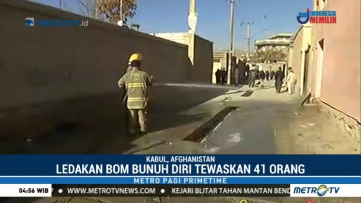 Bom Bunuh Diri Tewaskan 41 Orang di Afghanistan