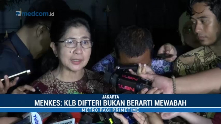 Menkes: KLB Difteri Bukan Berarti Mewabah